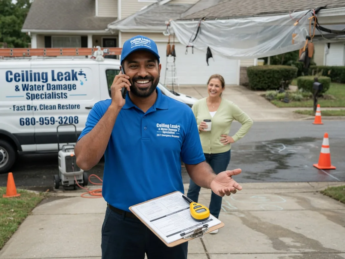 Ceiling Leak Cleanup Rivesville, WV FAQs
